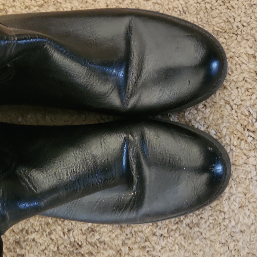 Two Tone Riding Boots - Picture 2 of 4